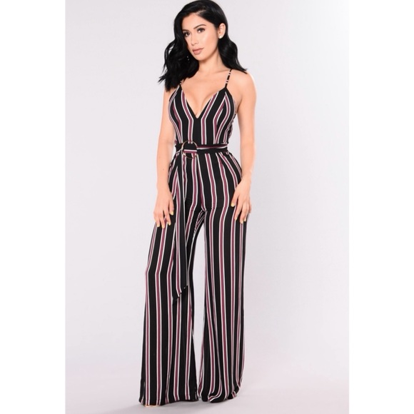 Fashion Nova Pants - FASHION NOVA Porter Jumpsuit in Size M